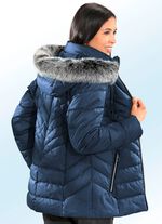Jacke mit abnehmbarer Kapuze INDIGOBLAU