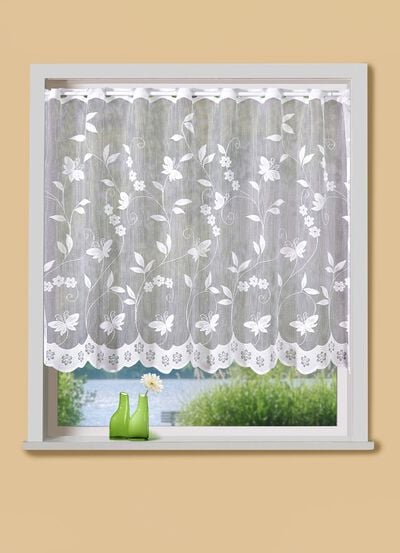 Kleinfenster-Store mit Stangendurchzug 