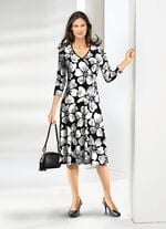 Kleid in Wickeloptik 