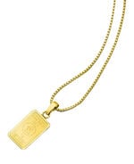 Wundervolle Feingoldbarren-Anh&auml;nger 