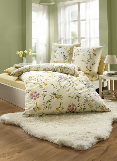 "Dobnig" Bettwäsche-Garnitur in Biber oder Satin Qualität 