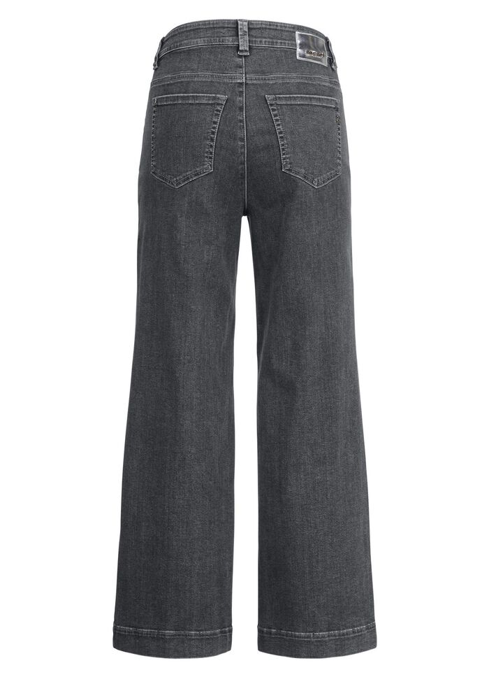 Jeans-Culotte mit luftig-weitem Bein 