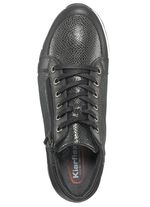 Bootie mit gl&auml;nzender Pr&auml;gung 