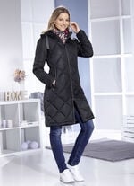 Funktionsmantel mit Rautenstepp 