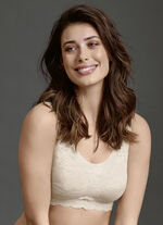 Superbequemer Anita BH aus elastischer Spitze SEKT