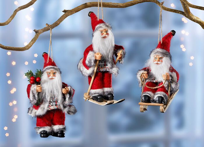 Weihnachtsm&auml;nner, 3er-Set 
