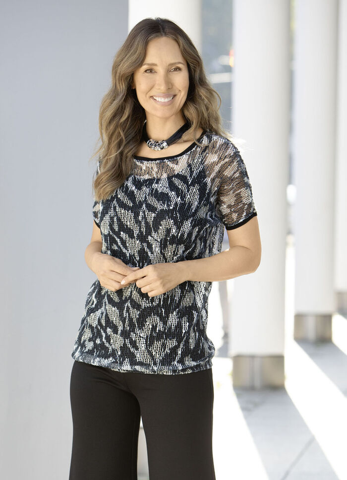 2-teiliges Set mit rundem Halsausschnitt 