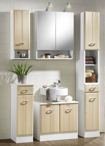 Badmöbel-Programm mit pflegeleichter Oberfläche 