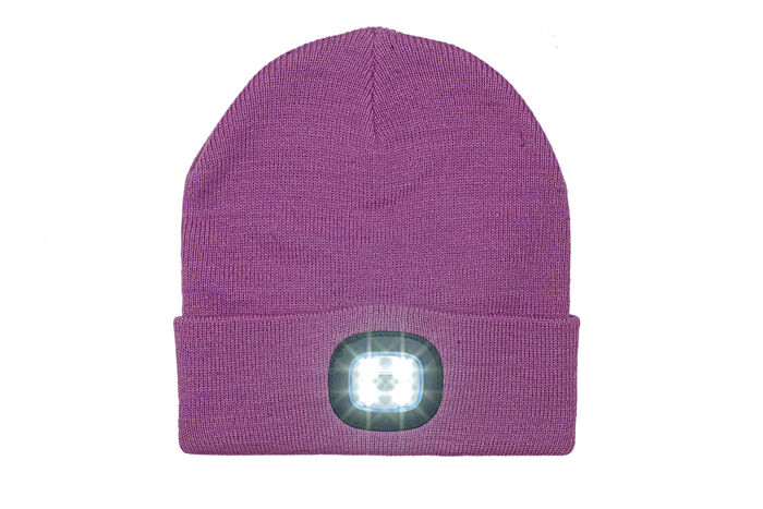 Modische Mütze mit integrierter, herausnehmbarer LED-Lampe ALTROSA