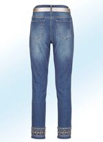Jeans mit aufwendigen Stickereien 