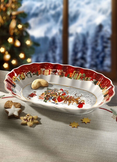 Wunderschöne Ovale Schale 