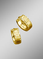 Schmuckvolle Creolen, &Oslash; 15 mm 