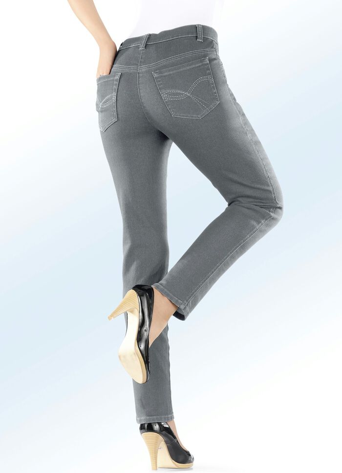Power-Stretch-Jeans GRAU