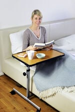 Höhenverstellbarer Komfort- und Betttisch BRAUN