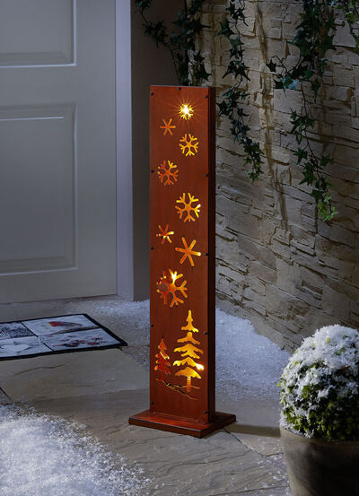 LED-Stele aus Metall 