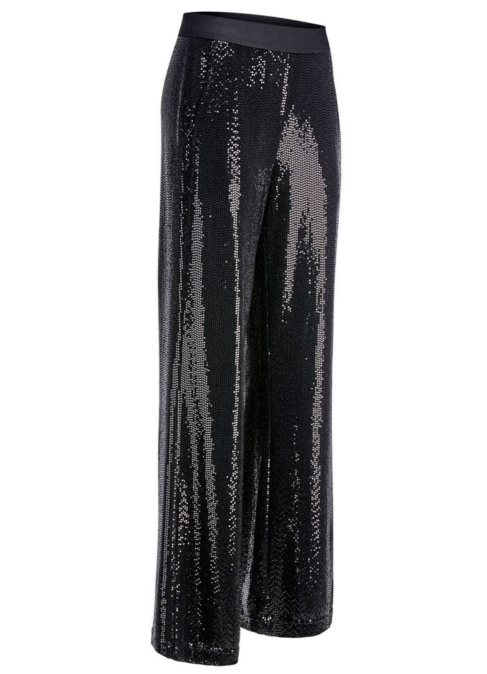 Hose mit funkelnden Pailletten 