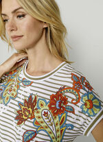 Shirt mit Mustermix-Motiv 