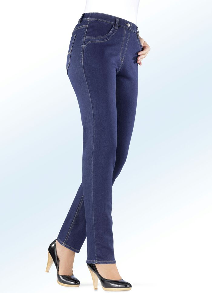 Figurformende Power-Stretch-Jeans DUNKELBLAU