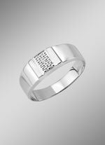 Edler Herrenring mit Diamant 