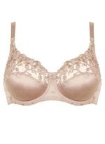 Naturana Zweierpack B&uuml;gel-BH mit T&uuml;llstickerei im Vorderteil 1X PUDER, 1X WEISS