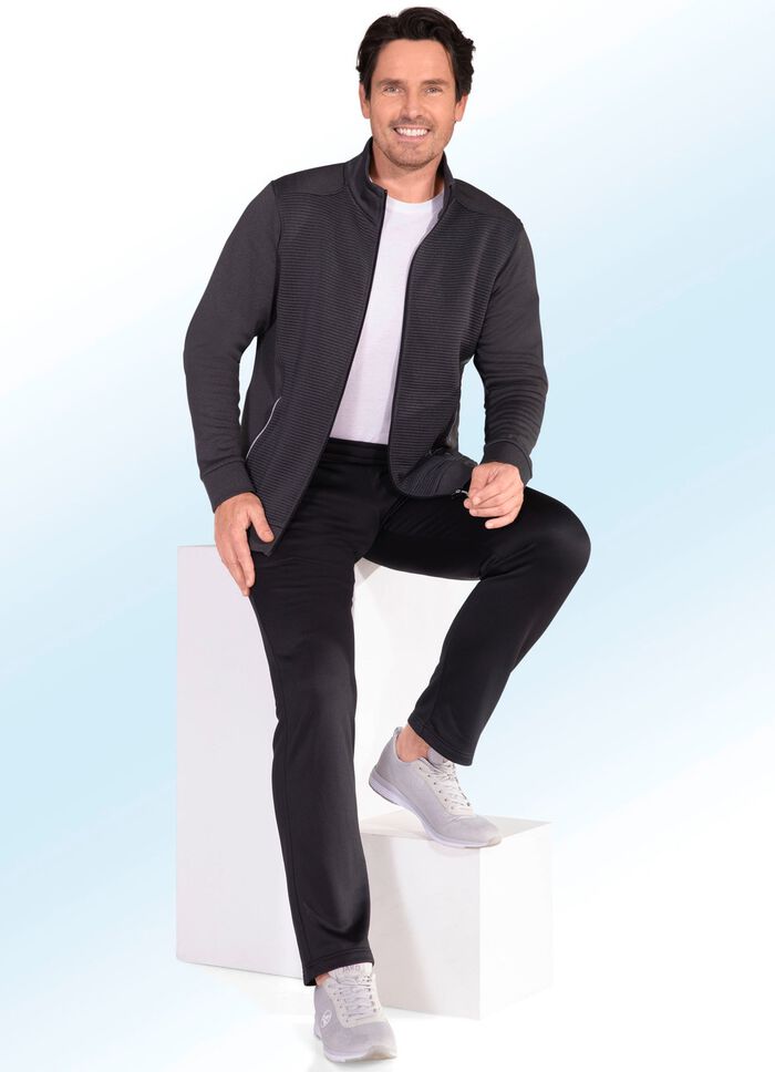 Freizeitanzug von &bdquo;LPO&ldquo; ANTHRAZIT-SCHWARZ