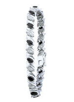 Edles Damen-Armband mit schwarzen Safiren 