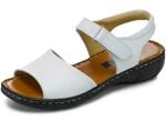 ELENA EDEN, modische Damen-Sandalen, Weite G, mit Klettverschluss 