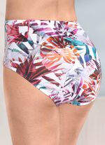 Laurina Viererpack Slips mit farbenfrohem Druckdessin 