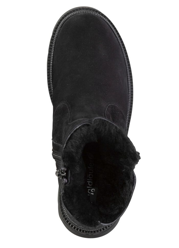 Waldl&auml;ufer Stiefelette aus Rind-Nubukleder 