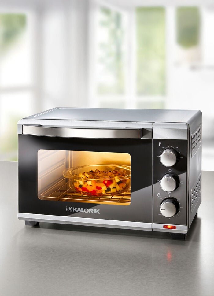 Multi- und Pizzabackofen – kompakt, praktisch, gut SILBER