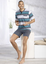 Shorty mit Knopfleiste 