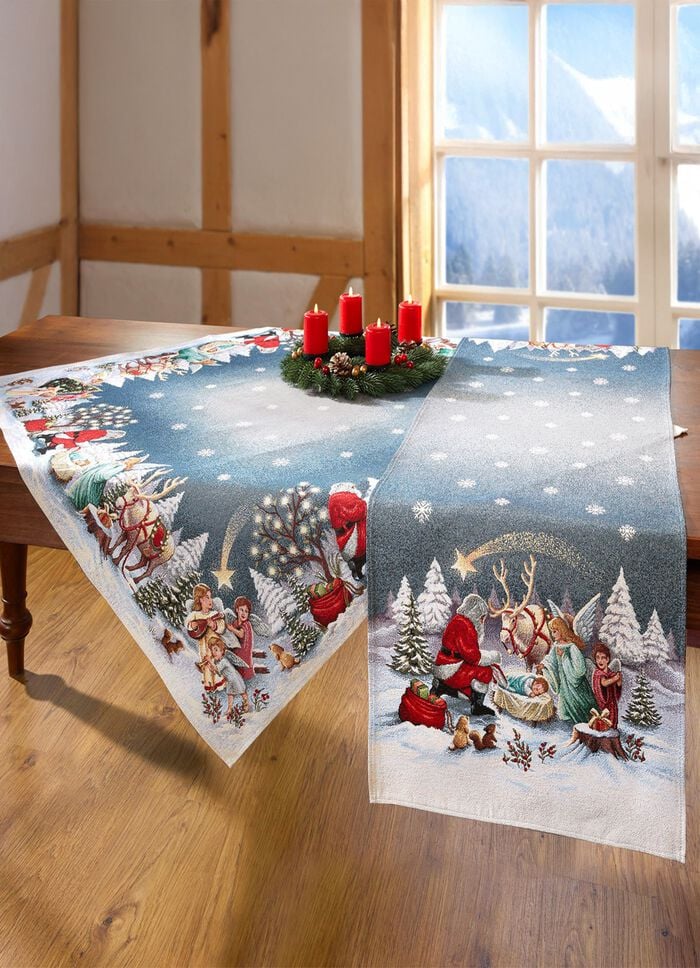 Tisch- und Raumdekoration aus Gobelin BUNT