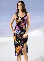 Kleid mit farbbrillantem Druckdessin 