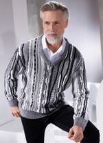 Pullover mit V-Ausschnitt 