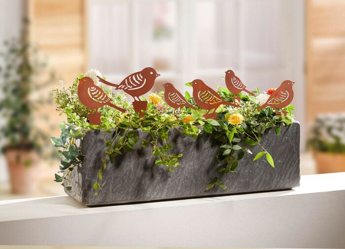 Gartenstecker "V&ouml;gel", 6-teilig 