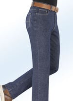Thermojeans mit Seitentaschen  JEANSBLAU