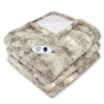 XXL-Heizdecke in Lammfell-Optik BEIGE