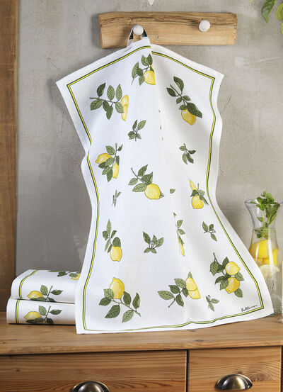 Geschirrtücher aus Halbleinen, 3er-Set 