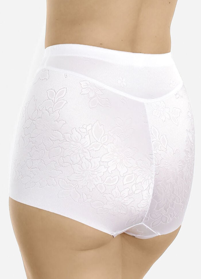 Zweierpack Sassa Miederhosen mit verst&auml;rktem Vorderteil 1X PUDER, 1X WEISS