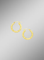 S&uuml;&szlig;e verdrehte Creolen 