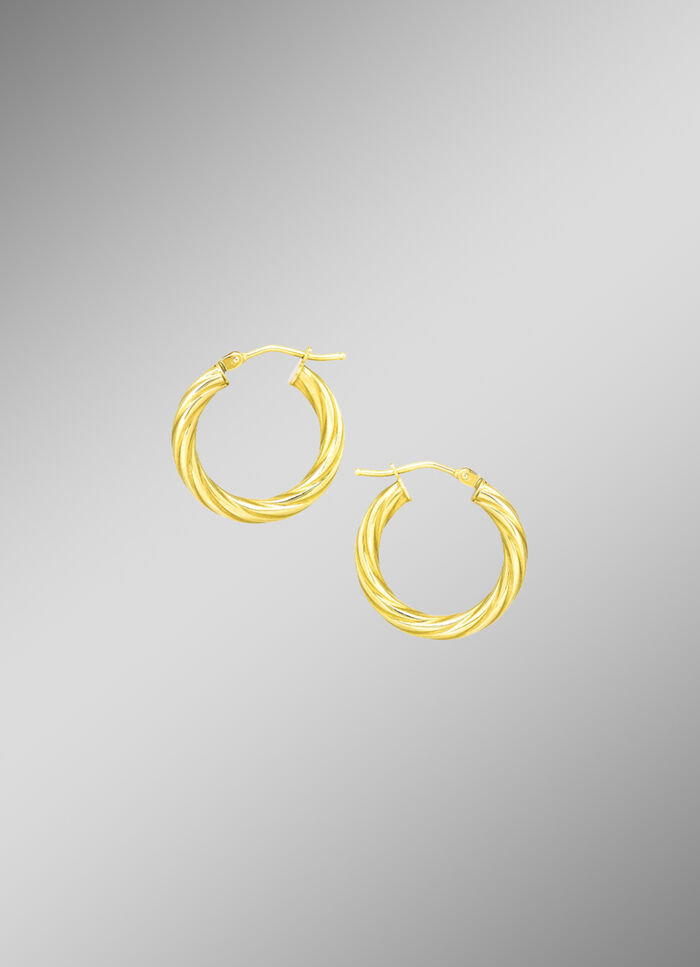 S&uuml;&szlig;e verdrehte Creolen 