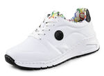 Rieker, stylische Damen-Sneaker, Weite H, mit herausnehmbarem Fu&szlig;bett WEISS-SCHWARZ