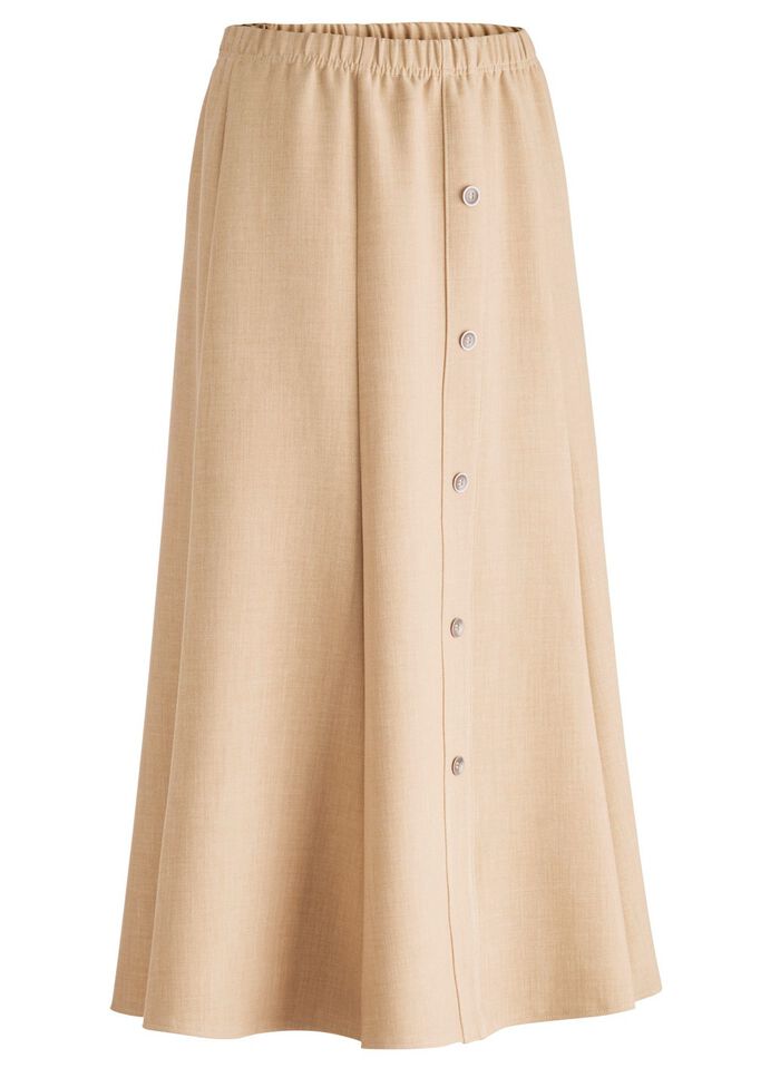 Rock mit Zierknopfblende 