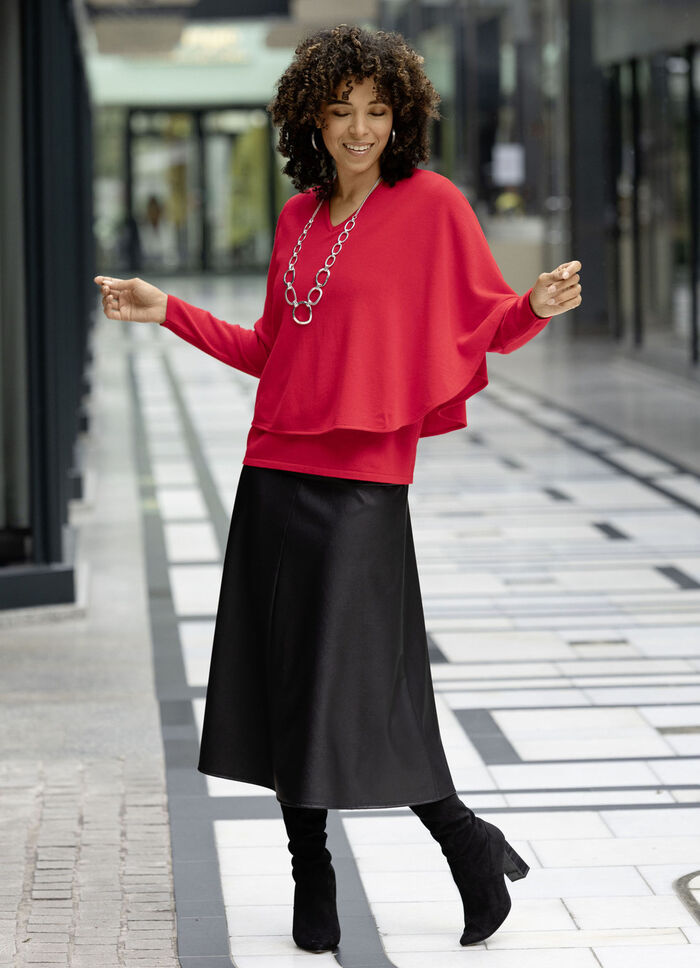 Rock in leichter Tellerform SCHWARZ