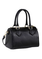 Laurina Tasche mit abnehmbarem Schmuck-Anh&auml;nger SCHWARZ