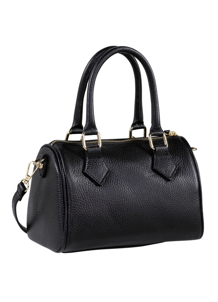 Laurina Tasche mit abnehmbarem Schmuck-Anh&auml;nger SCHWARZ