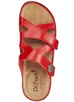 ELENA EDEN, bequeme Damen-Pantoletten, Weite G, mit Klettverschluss 