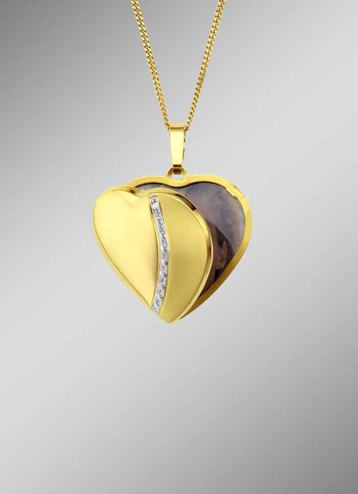 Anhänger Herz-Medaillon 