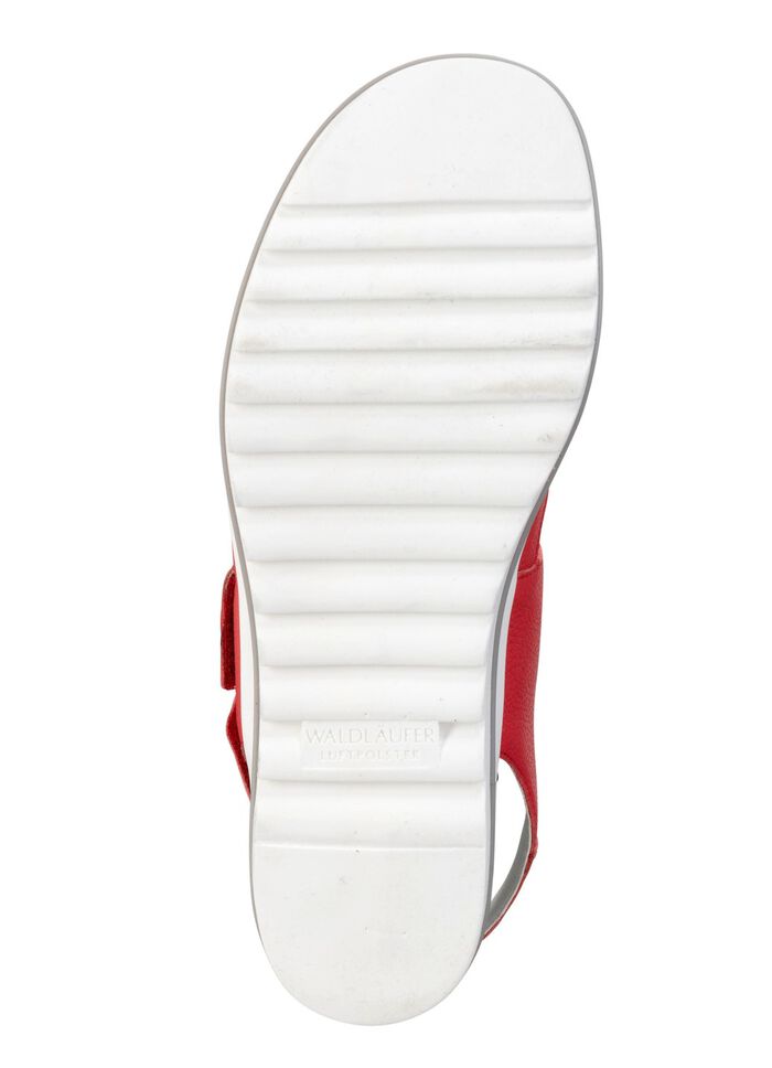 Waldl&auml;ufer Sandale mit Zier-Schnalle ROT