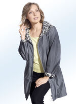 Wende-Longjacke mit Schubtaschen 